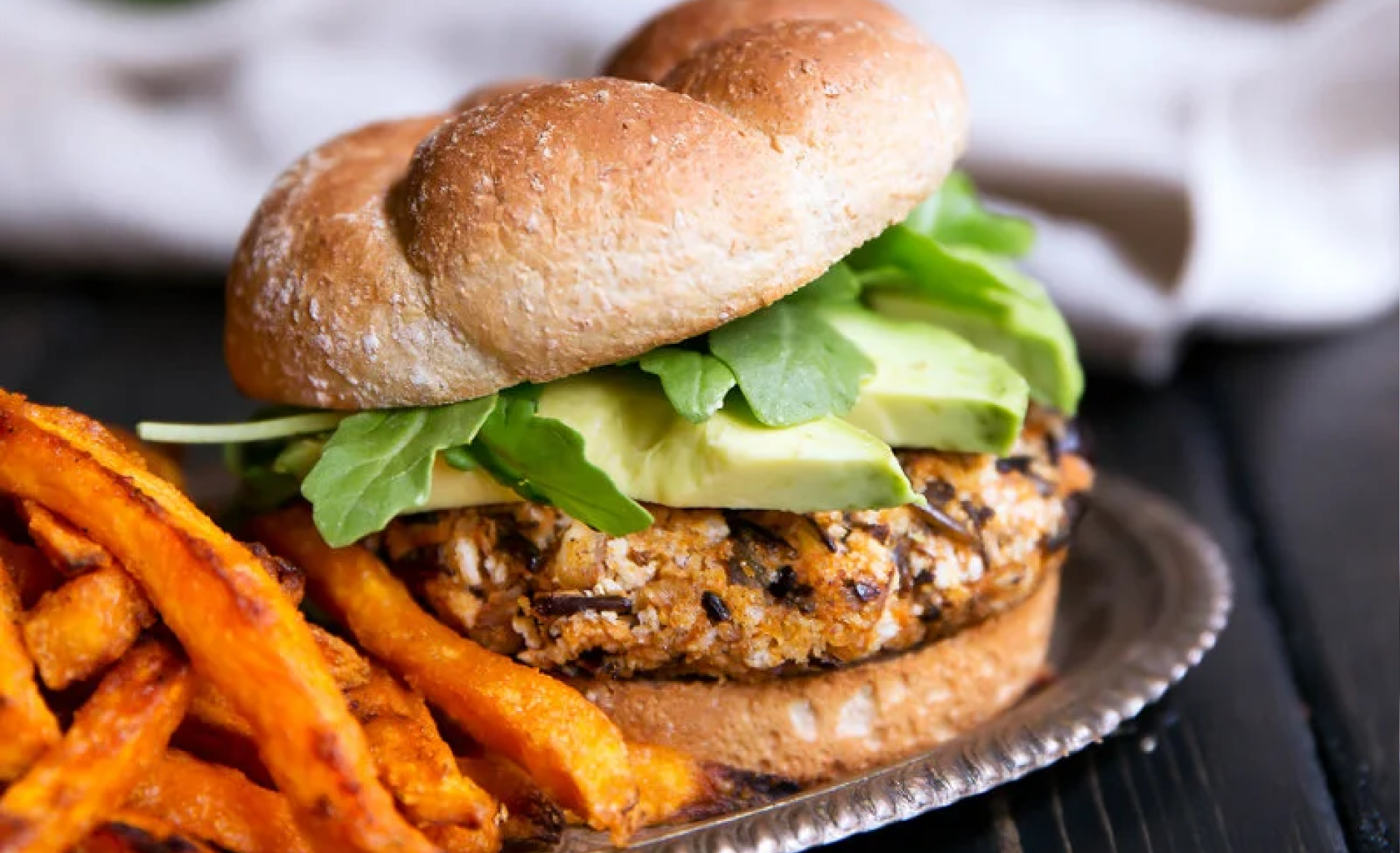 Curry-Spiced Sweet Potato & Wild Rice Patties