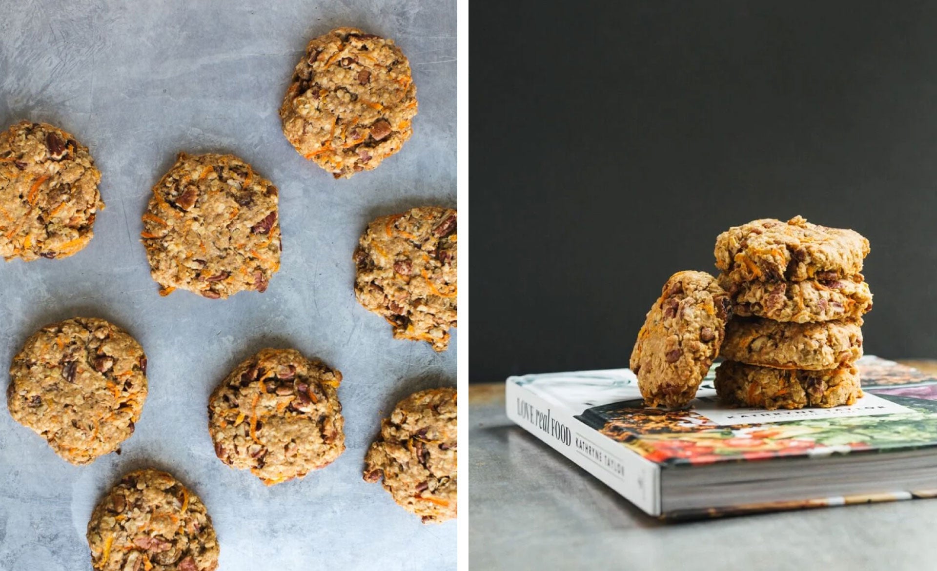 Carrot Cake Breakfast Cookies