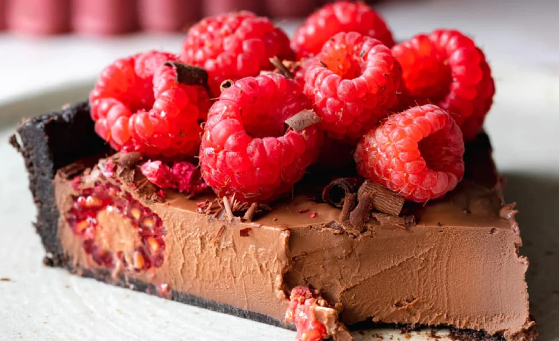 Raspberry Chocolate Tart Recipe