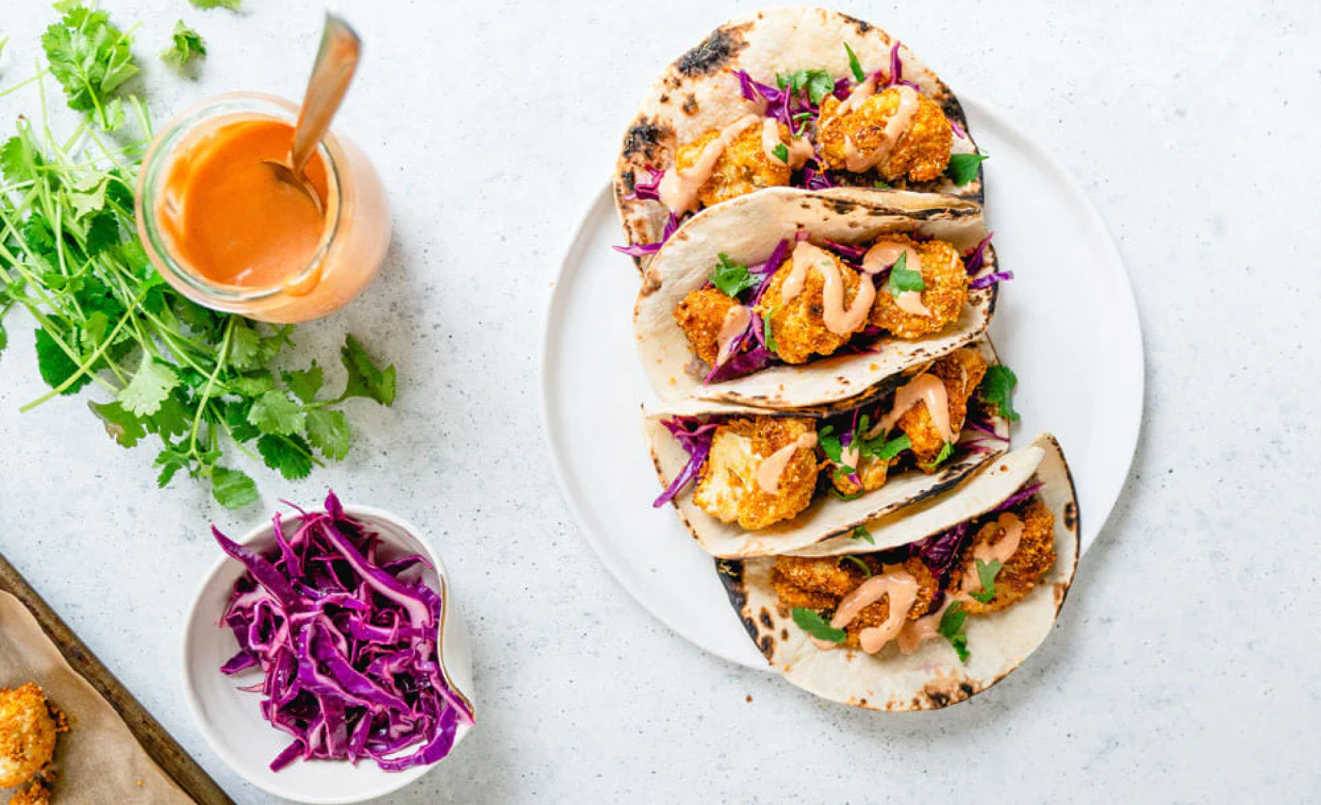 Crispy Cauliflower Tacos Recipe